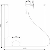 Подвесной светильник Eurosvet Stair 70145/1 белый 2_EV_a061368.webp small