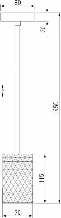Подвесной светильник Eurosvet Bonaldo 50247/1 LED хром 3_EV_a061442.webp big