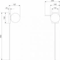Бра Eurosvet Fredo 40033/1 латунь 2_EV_a061463.webp small