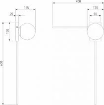 Бра Eurosvet Fredo 40034/1 латунь 3_EV_a061469.webp small