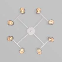 Люстра на штанге Eurosvet Amado 70115/8 белый 1_EV_a061529.webp small