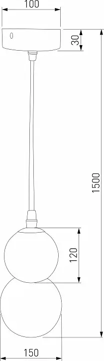Подвесная люстра Eurosvet Polar 50251/1 LED белый 2_EV_a062394.webp big