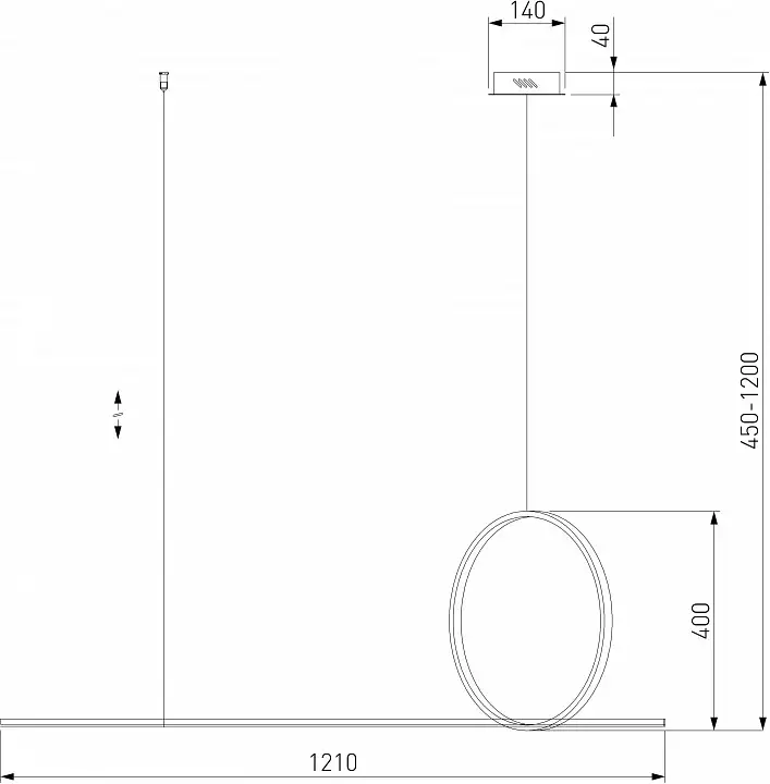 Подвесной светильник Eurosvet Mist 90266/1 золото 3_EV_a060615.webp big