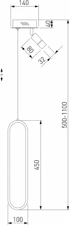 Подвесной светильник Eurosvet Spire 90269/1 черный/золото 3_EV_a060633.webp big