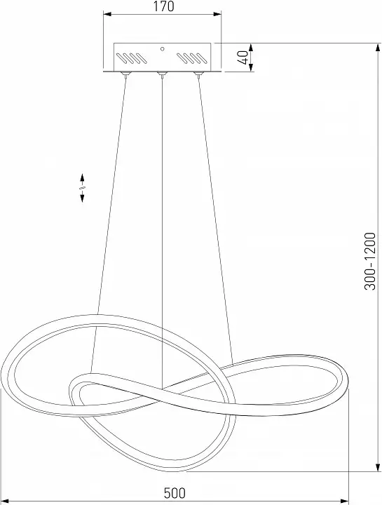 Подвесной светильник Eurosvet Wind 90312/1 черный 3_EV_a060656.webp big