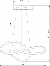 Подвесной светильник Eurosvet Wind 90312/1 черный 3_EV_a060656.webp small