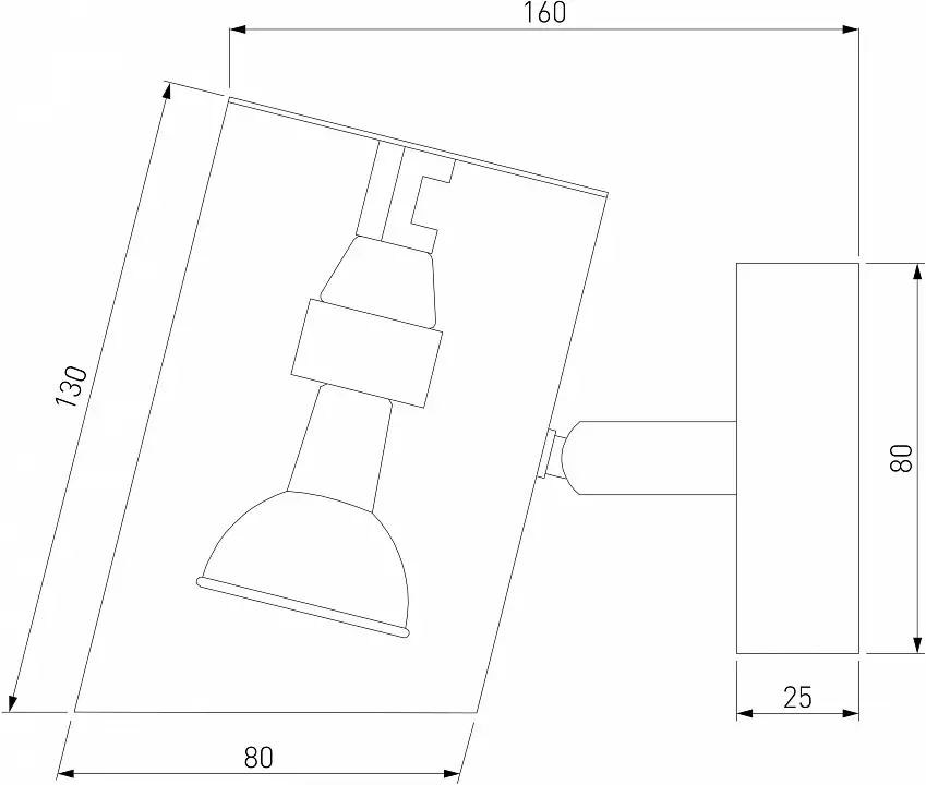 Бра Eurosvet Splay 70147/1 черный 2_EV_a062032.webp big