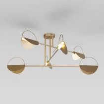 Потолочная люстра Eurosvet Grazia 70148/6 золото 1_EV_a062038.webp small