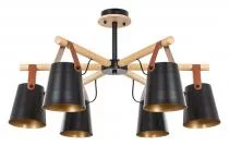 Люстра на штанге Arte Lamp Thomas A7032PL-6BK