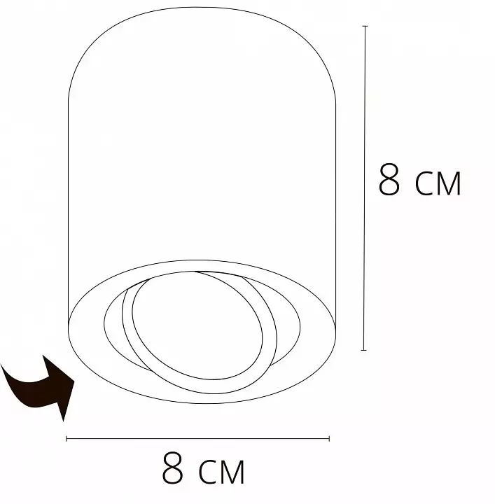 Накладной светильник Arte Lamp Beid A1513PL-1WH 1_AR_A1513PL-1WH.webp big