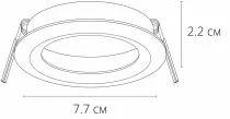 Встраиваемый светильник Arte Lamp Mira A2861PL-1BK 1_AR_A2861PL-1BK.webp small