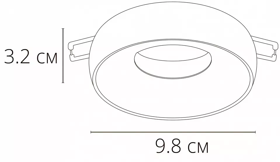 Встраиваемый светильник Arte Lamp Heze A6666PL-1BK 2_AR_A6666PL-1BK.webp big