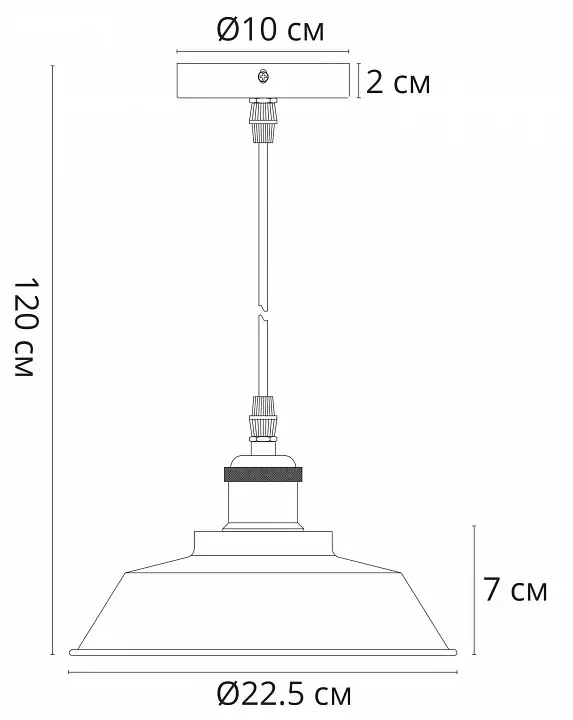 Подвесной светильник Arte Lamp Cappello A7038SP-1BK 4_AR_A7038SP-1BK.webp big