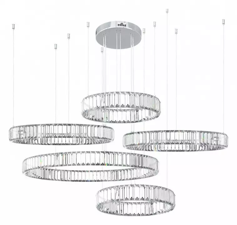 Подвесной светильник Loft it Crystal ring 10135/5 Chrome 0_LF_10135_5_Chrome.webp big