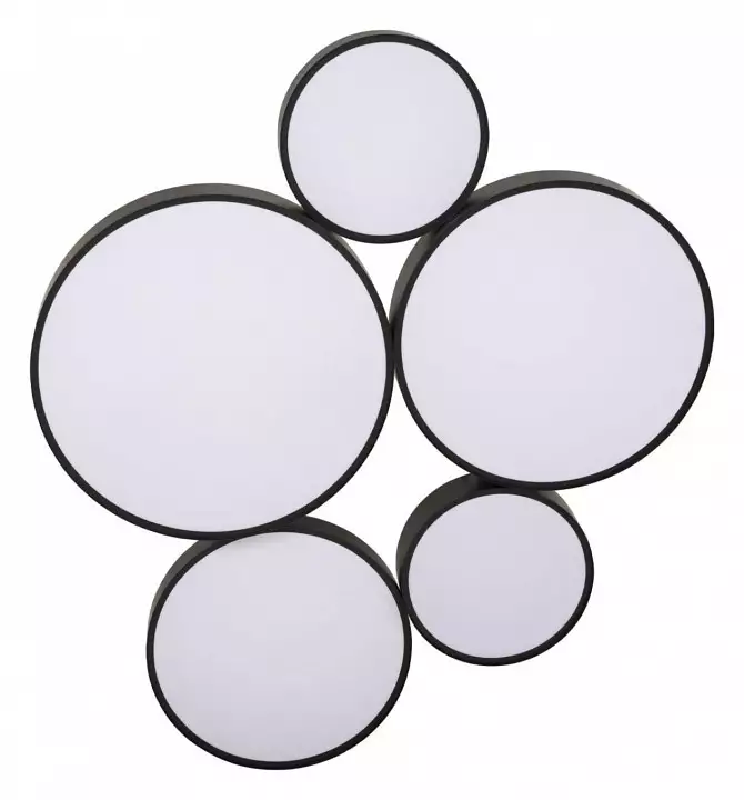 Потолочная люстра Loft it Drum 10218 Black 4_LF_10218_Black.webp big