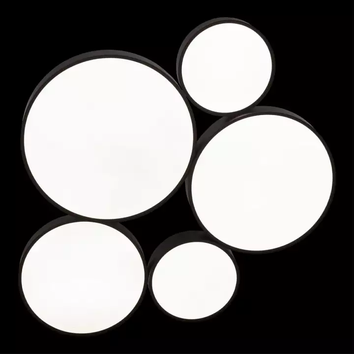 Потолочная люстра Loft it Drum 10218 Black 5_LF_10218_Black.webp big