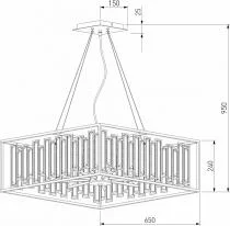 Подвесная люстра Bogates Cella 377/9 Strotskis 2_EV_a061526.webp small