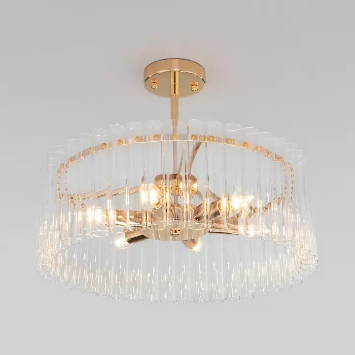 Люстра на штанге Bogates Flamel 373/6 Smart золото 1_EV_a060885.webp big