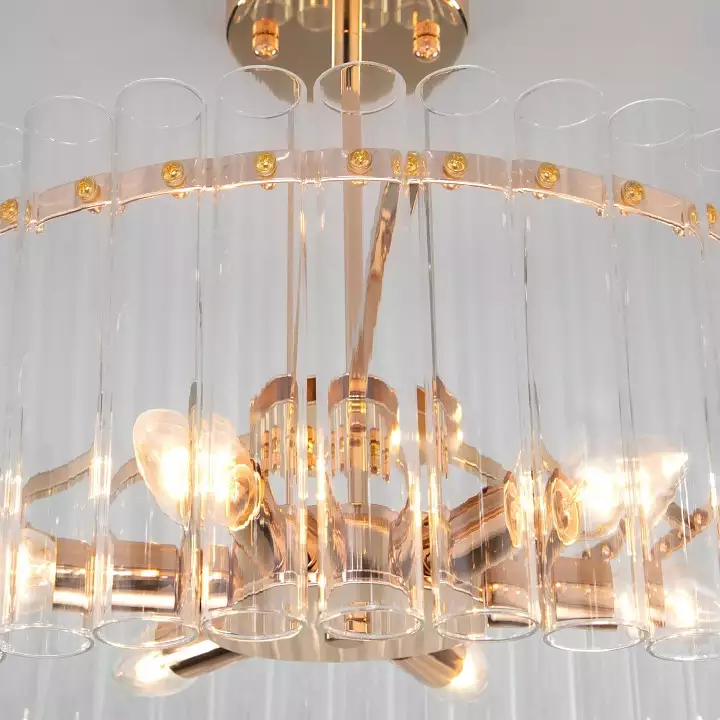 Люстра на штанге Bogates Flamel 373/6 Smart золото 3_EV_a060885.webp big