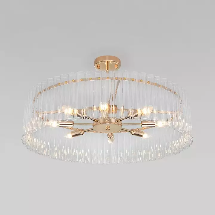 Люстра на штанге Bogates Flamel 373/8 Smart золото 1_EV_a060886.webp big