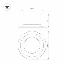 Встраиваемый светильник Arlight MS-DROP-BUILT 040340 1_ARLT_040340.webp small