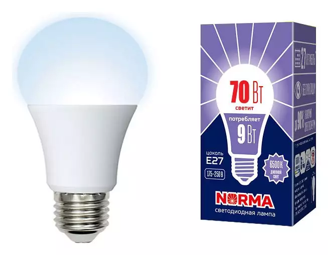Лампа светодиодная Volpe NORMA E27 9Вт 6500K UL-00005624 1_UL_UL-00005624.webp big