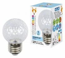 Лампа светодиодная Volpe DECOR COLOR E27 1Вт 6000K UL-00010065 1_UL_UL-00010065.webp small