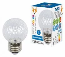 Лампа светодиодная Volpe DECOR COLOR E27 1Вт K UL-00010066 1_UL_UL-00010066.webp small