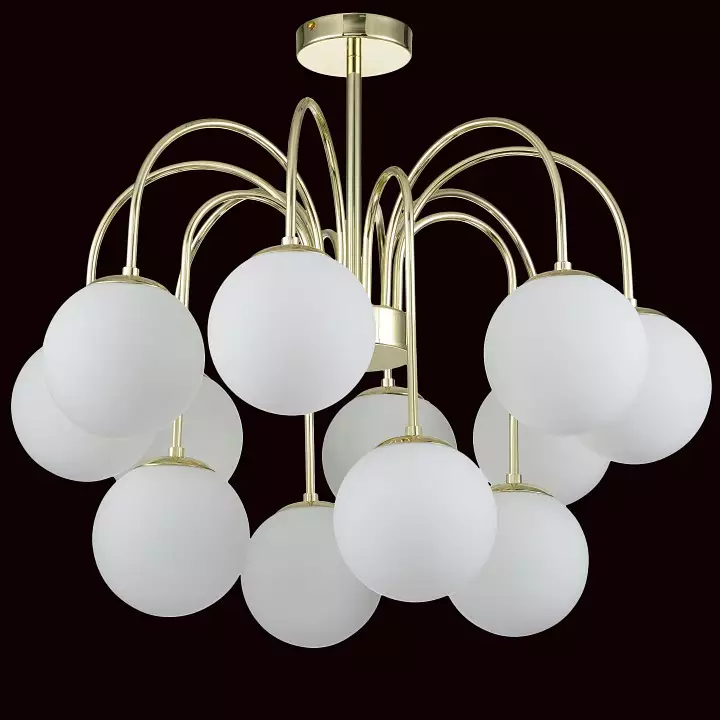 Люстра на штанге Indigo Classic 13017/12R Gold 2_INDG_V000327.webp big