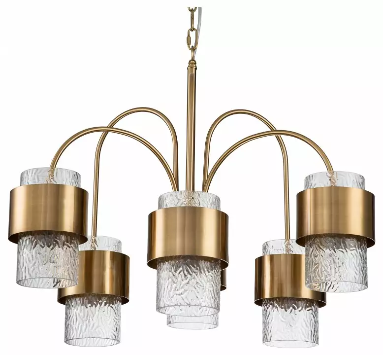 Подвесная люстра Indigo Eleganza 12019/A/6P Brass 0_INDG_V000322.webp big
