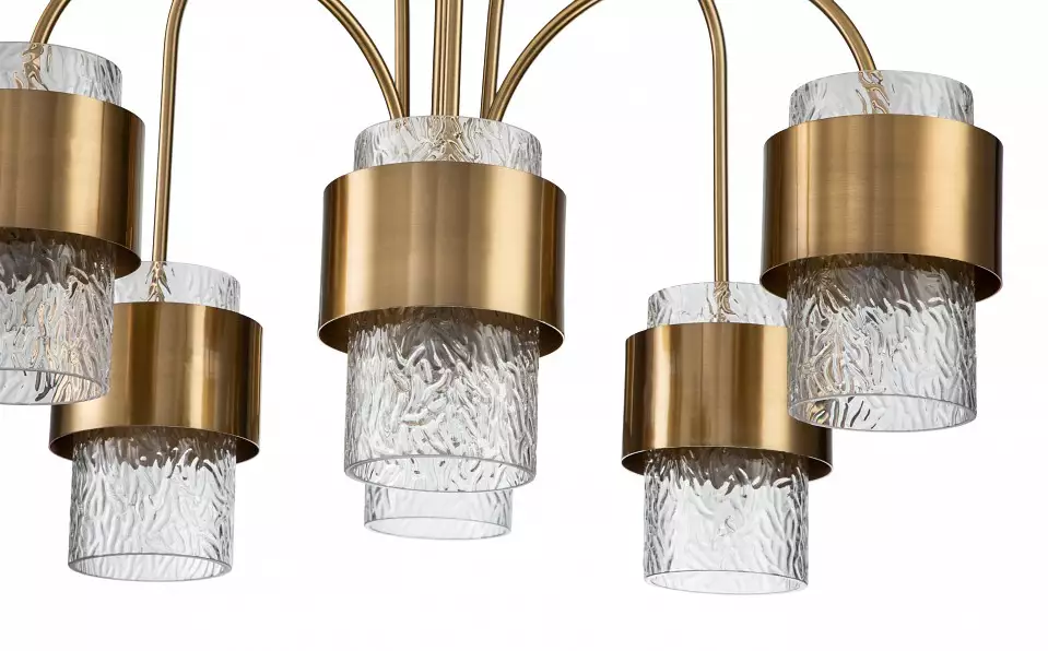 Подвесная люстра Indigo Eleganza 12019/A/6P Brass 4_INDG_V000322.webp big