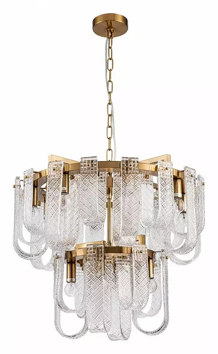 Подвесная люстра Indigo Brina 12027/12P Brass 1_INDG_V000365.webp big