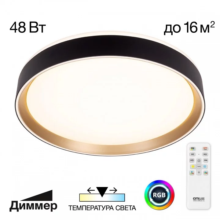 Накладной светильник Citilux BOSS CL751351G 1_CL751351G.webp big