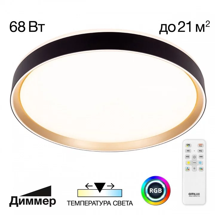 Накладной светильник Citilux BOSS CL751451G 1_CL751451G.webp big