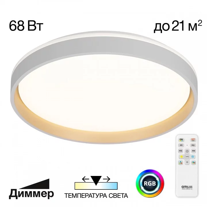 Накладной светильник Citilux ENZO CL753450G 2_CL753450G.webp big