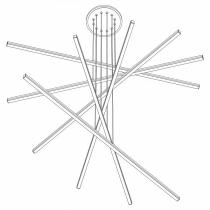 Подвесная люстра Citilux Trent CL203761 1_CL203761.webp small