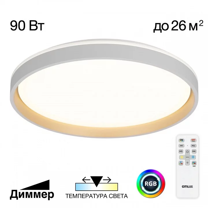 Накладной светильник Citilux ENZO CL753510G 1_CL753510G.webp big