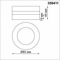 Встраиваемый светильник Novotech GRODA 359411 7_NV_359411.webp small