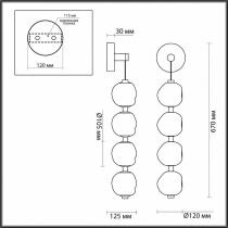 Бра Odeon Light Jemstone 5084/17WL 3_OD_5084_17WL.webp small