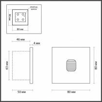 Встраиваемый светильник Odeon Light Vitty 6650/1WL3 3_OD_6650_1WL3.webp small