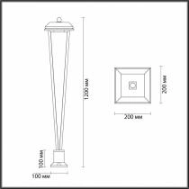 Наземный высокий светильник Odeon Light Bearitz 6655/12GA3 3_OD_6655_12GA3.webp small