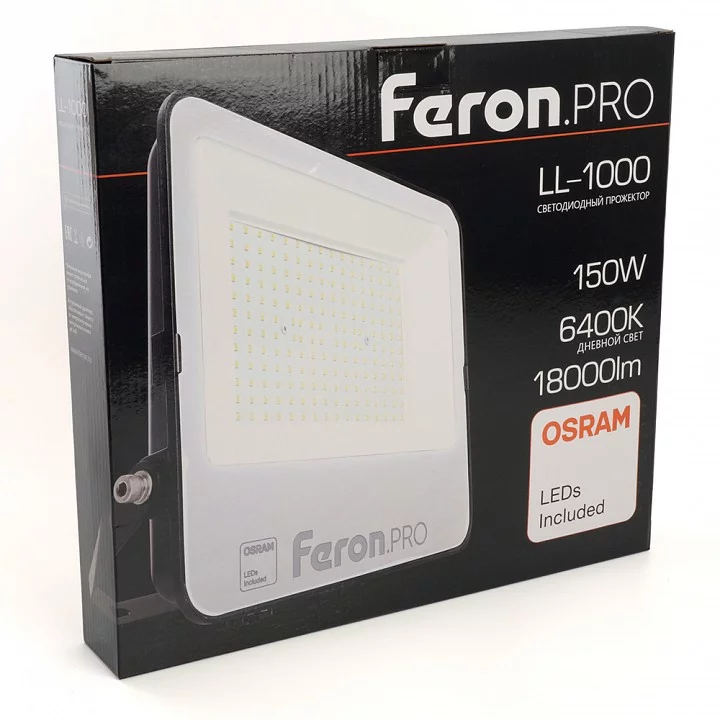 Настенно-потолочный прожектор Feron LL-1000 41542 4_FE_41542.webp big