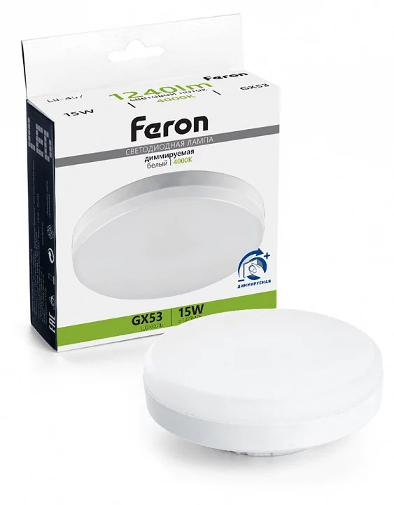 Лампа светодиодная Feron LB-457 GX53 15Вт 4000K 51068 0_FE_51068.webp big