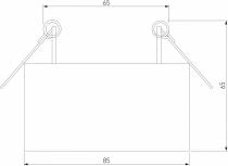 Встраиваемый светильник Elektrostandard Glam a065709 3_ELK_a065709.webp small