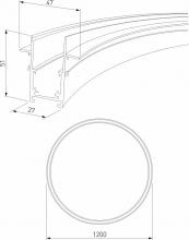 Трек встраиваемый Elektrostandard Slim Magnetic a066496 2_ELK_a066496.webp small