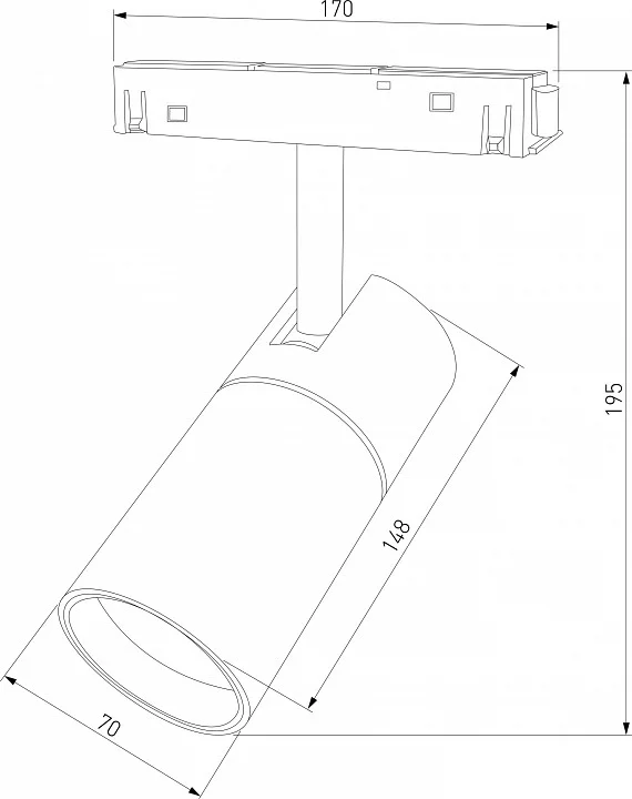 Накладной светильник Elektrostandard Slim Magnetic a066589 7_ELK_a066589.webp big