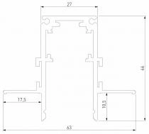 Трек встраиваемый Elektrostandard Slim Magnetic a067503 3_ELK_a067503.webp small