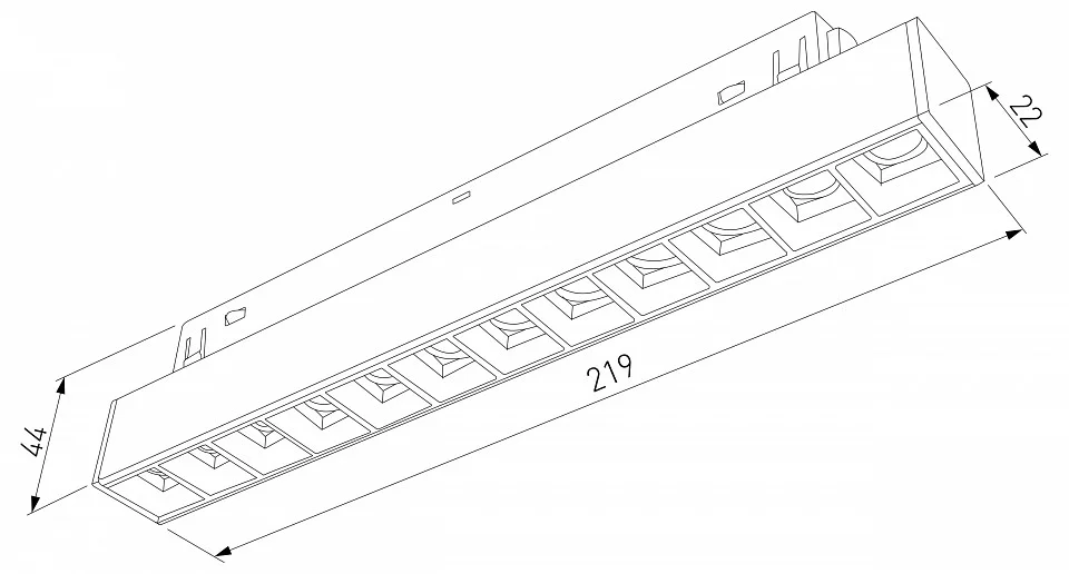 Встраиваемый светильник Elektrostandard Slim Magnetic a067376 5_ELK_a067376.webp big