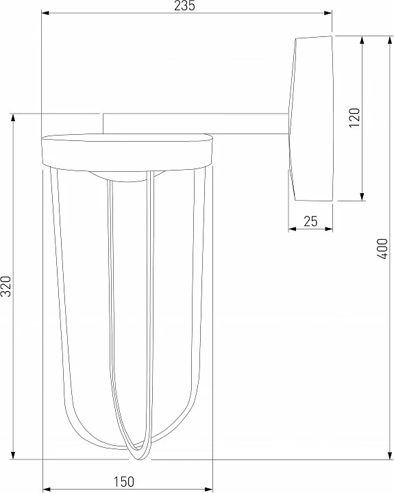 Светильник на штанге Elektrostandard Ritz Ritz (35183/D) черный 2_ELK_a068269.webp big