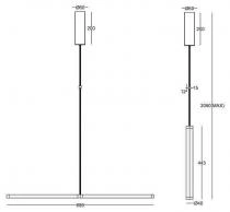 Подвесной светильник Maytoni Supersymmetry P096PL-L11WK1 6_MY_P096PL-L11WK1.webp small